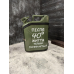 Каністра бар подарункова для алкоголю на 10 літрів з посудом “Пікнік“ зелена в подарунок чоловікові