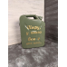 Каністра бар для напоїв і алкоголю на 20 літрів з чарками “King Size“ зелена на подарунок для чоловіка