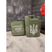 Міні бар каністра чорна на 10л. з посудом в подарунок чоловікові «На 6 склянок» / Сейф для алкоголю хлопцю